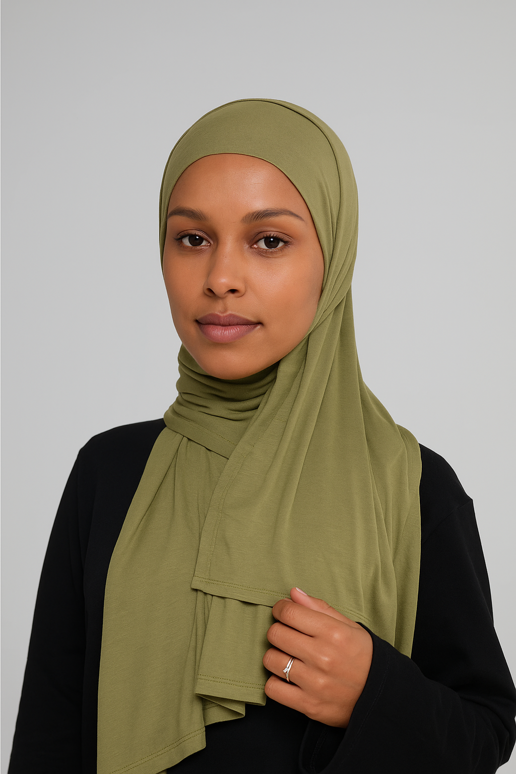 Khaki Cotton Hijab