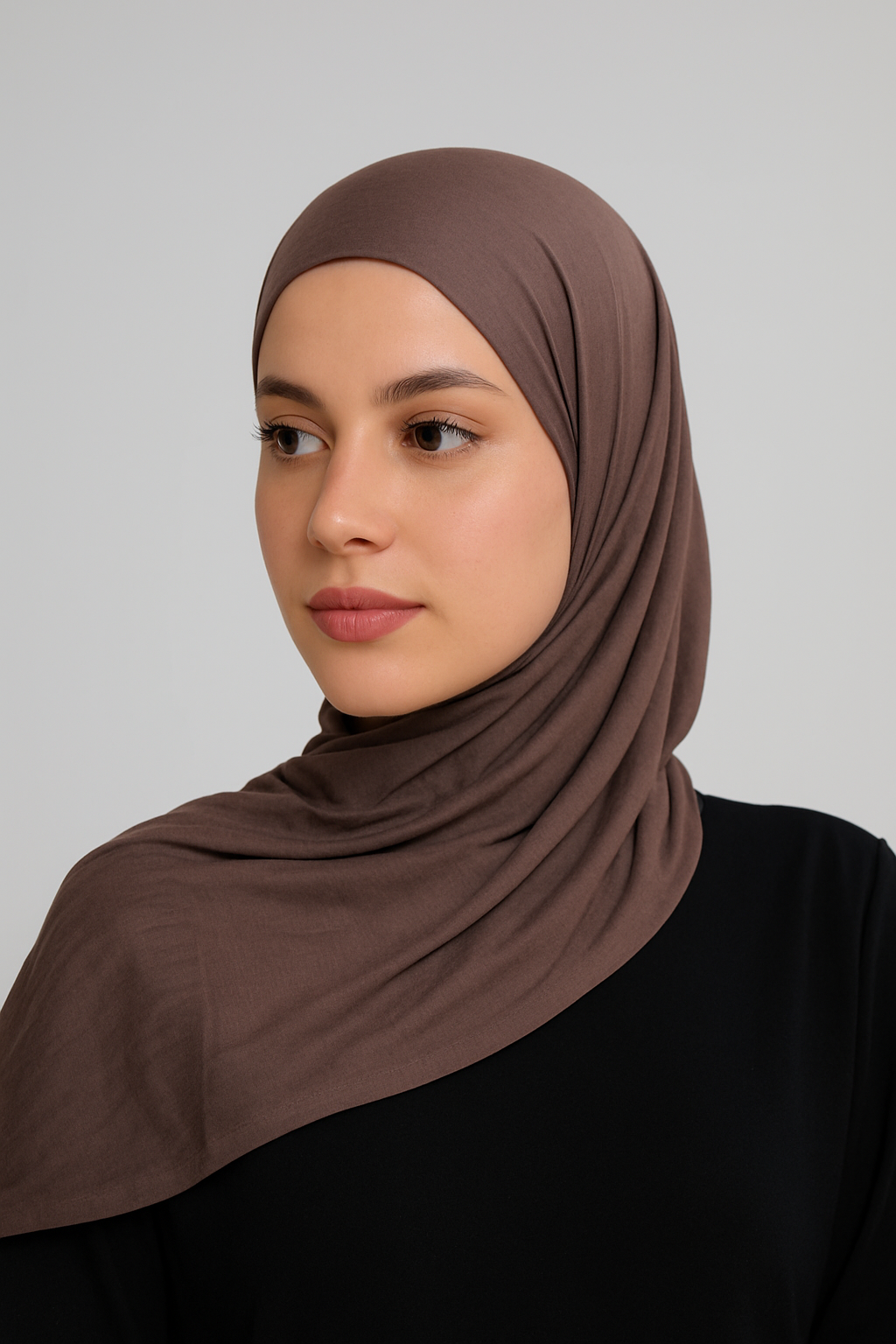 Mocha Cotton Hijab