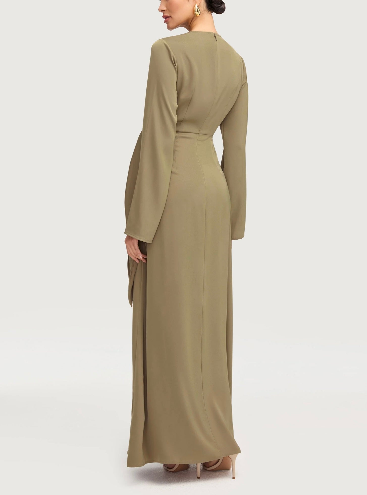 Side Tie Maxi Dress