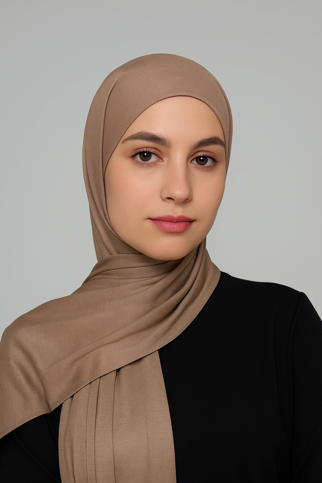 Light Brown Cotton HIjab