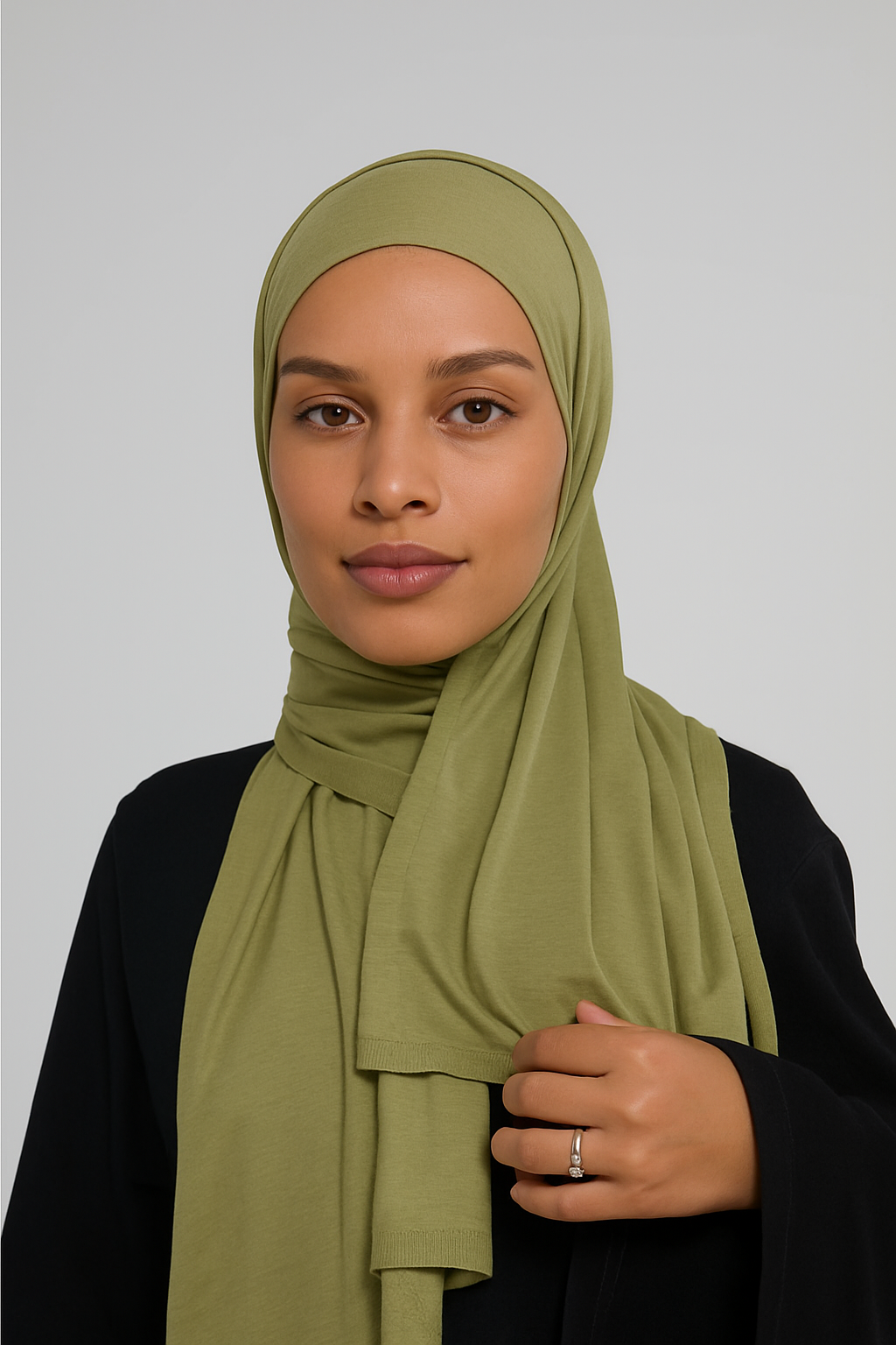 Khaki Cotton Hijab