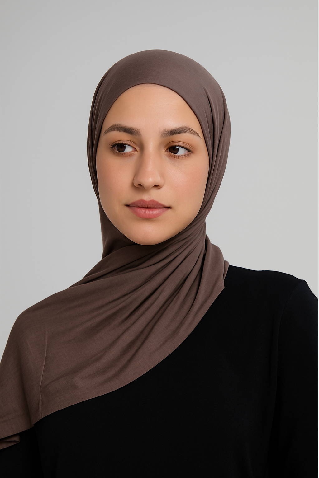 Mocha Cotton Hijab