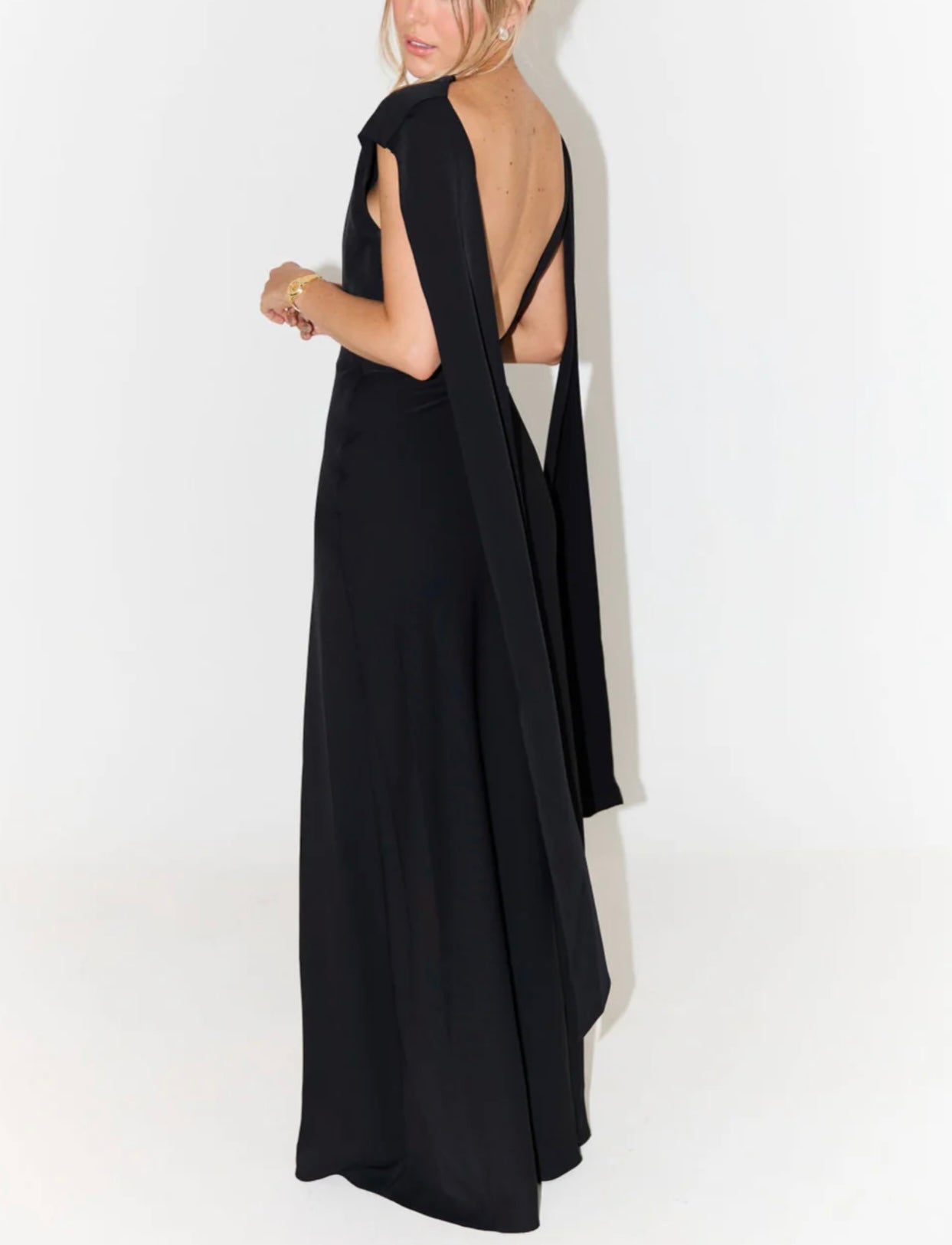 Maya Drape Maxi Dress